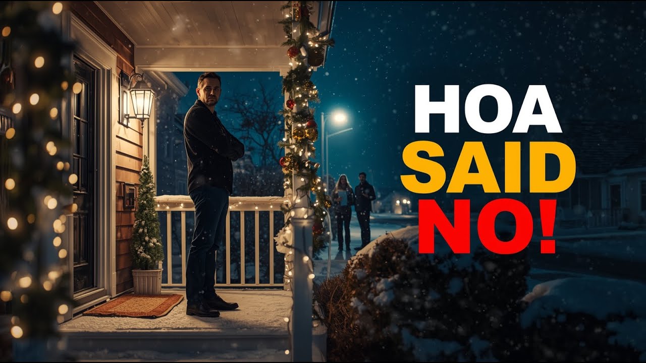 “HOA Banned My Holiday Lights — I Gave Them a Laser Light Show Instead!”
