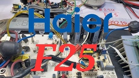 Haier DC inverter AC F25 error code#255