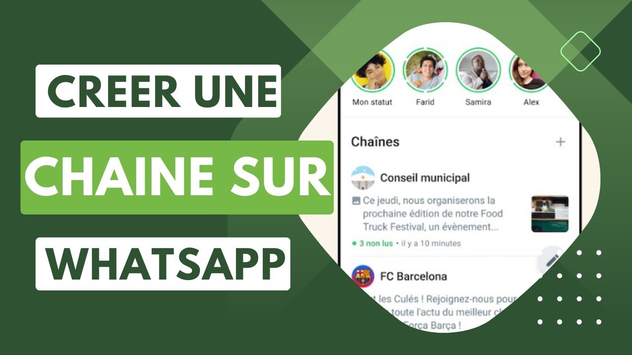 Comment créer des chaines sur WhatsApp - YouTube