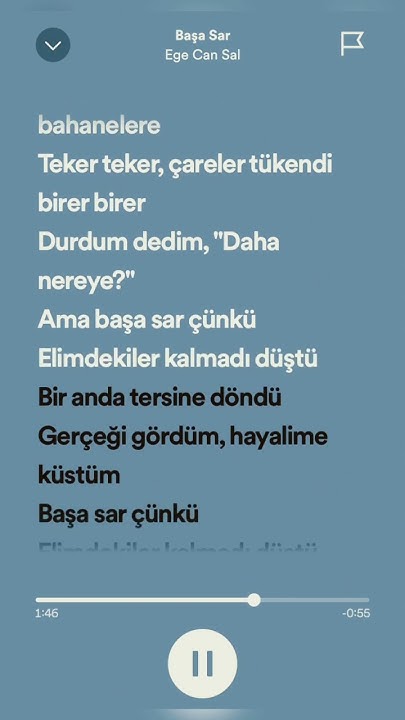Ege Can Sal -Başa Sar- Lyrics - YouTube