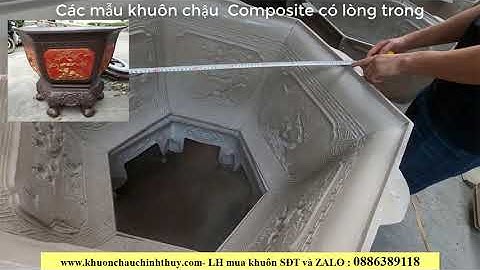 các mẫu khuôn Lục giác  và khuôn tròn composite có lòng trong .