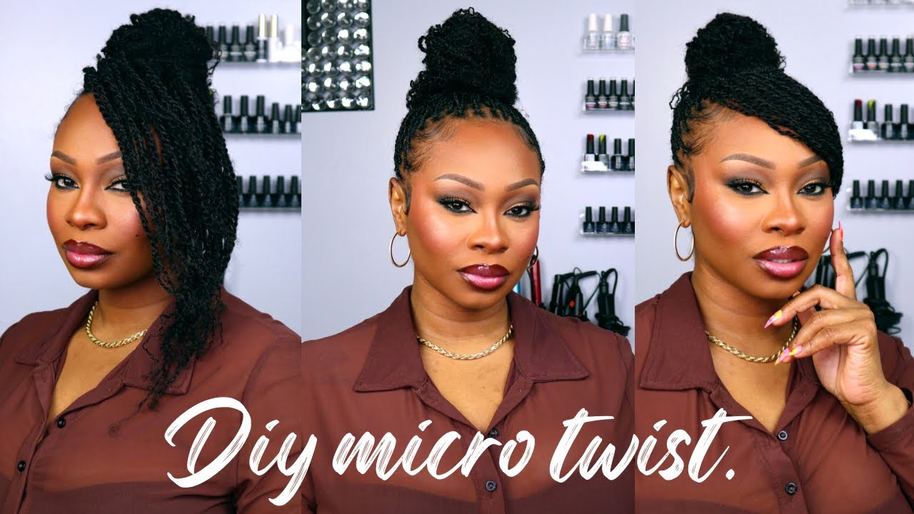 SAVE $2000 doing your own MICRO TWIST with kinky bulk human hair & here is HOW Ft. QueenVirginRe