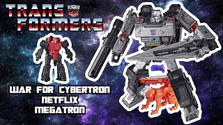 Netflix Megatron - Transformers War For Cybertron Toy Action Figure Review