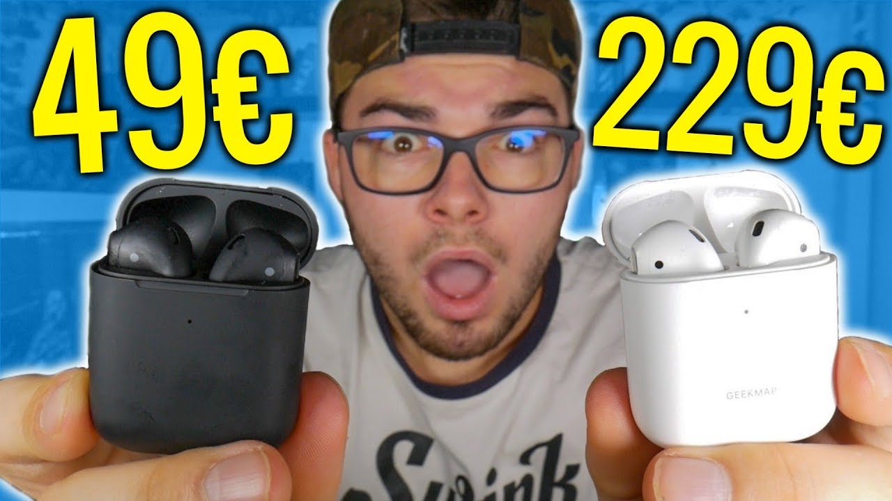 AIRPODS (229€) VS URBANPODS (49€) ! - YouTube