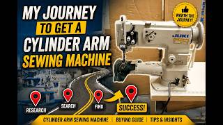 My Journey to Buying a Cylinder Arm Sewing Machine | JUKI LS-1341