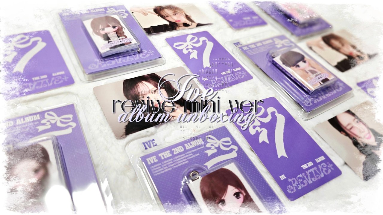 DIVE LOG] IVE REVIVE+ MINI MINI VER. ALBUM UNBOXING - YouTube