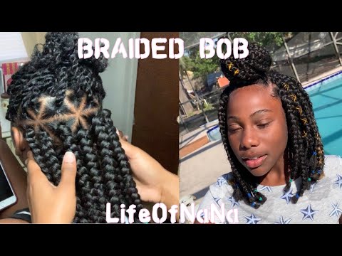 how-to-do-a-braided-bob-|-rubber-band-method