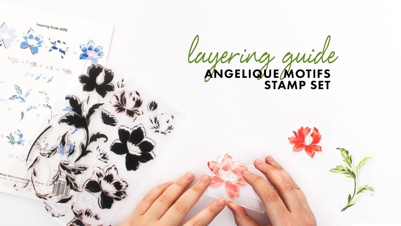  Altenew  Layering Video Angelique  Motifs  YouTube