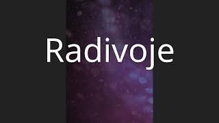 Radivoje