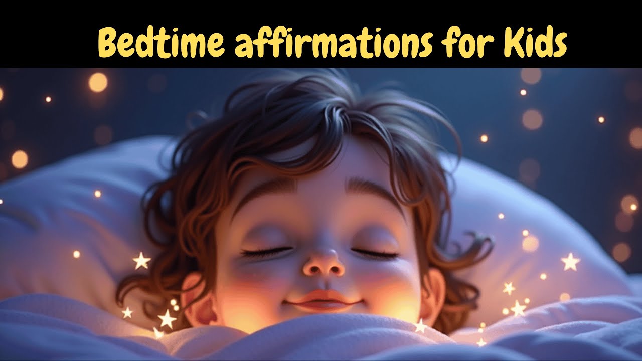 Empowering Bedtime Affirmations for Kids | Peaceful Sleep Music & Cozy Dreamlike Bedrooms!