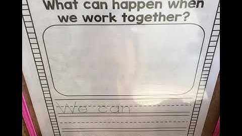 Unit 10 Week 1 - What can happen when we work together?