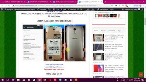 Lecom 8500 Super Flash File | Firmware SP7731 6.0 | Hang Logo Fix Stock Rom