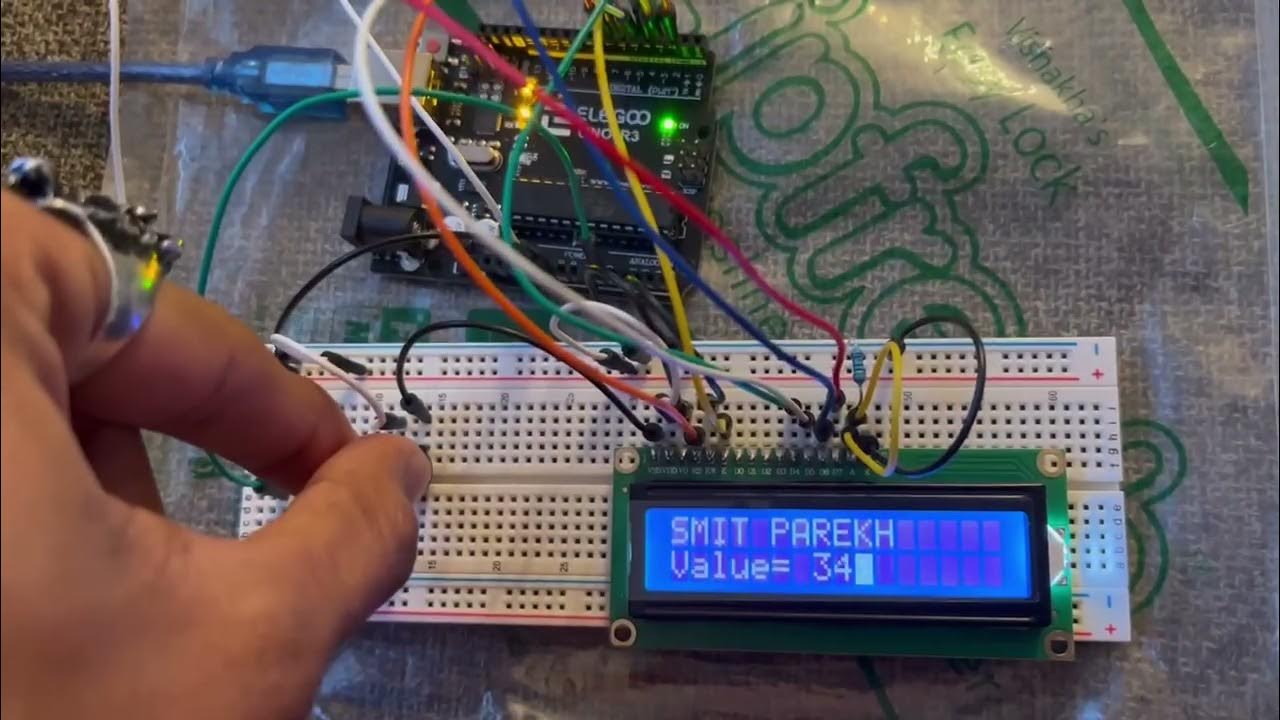 Output on LCD Screen using Potentiometer & Arduino UNO | Assignment 8 ...