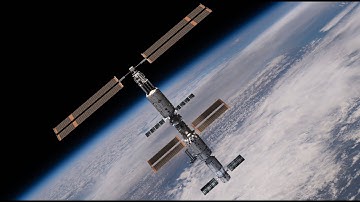 【4K】Animation of Chinese Wentian lab module