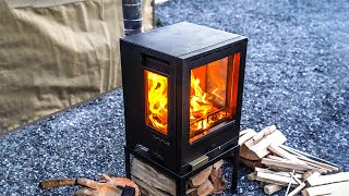 Изготовление походной дровяной печиㅣДровяная печь для длительного зимнего лагеря - Проект Феникс 4