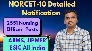 Download Lagu NORCET-10 NOTIFICATION| TOTAL SEATS| ELIGIBILITY #staffnurse #norcet10  MP3