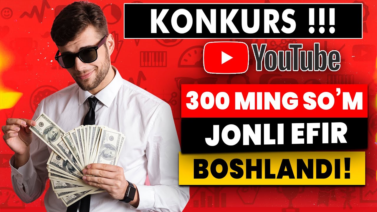 💥KONKURS G'OLIBLARINI ANIQLAYMIZ! YouTube