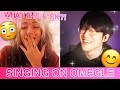 FAKING A KOREAN ACCENT and then singing to girls on OMEGLE!! part 34+35