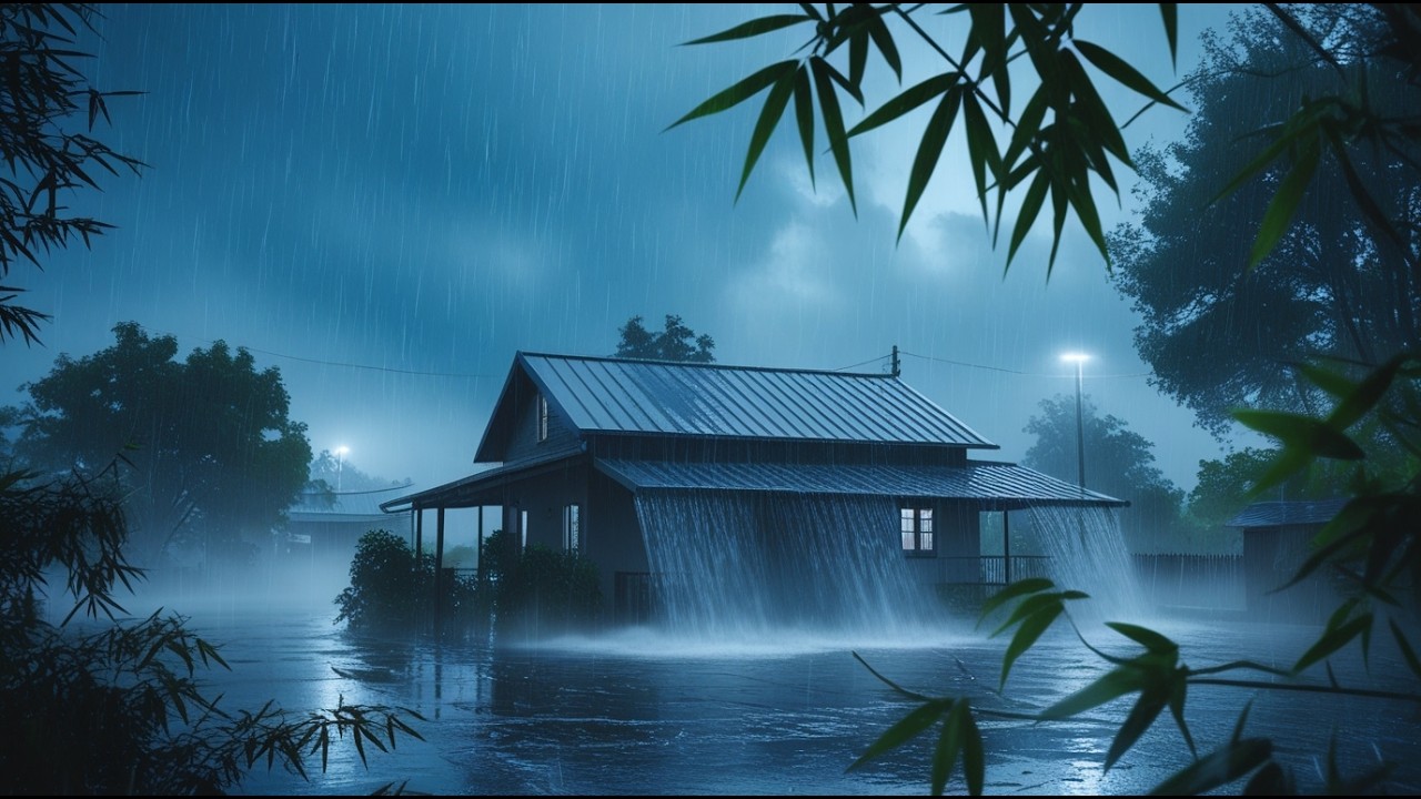 Deep Sleep Rain 🌧️ Gentle Rainfall White Noise | Relaxing Night Rain for Insomnia #64