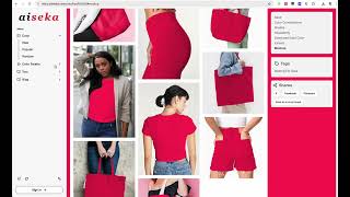 Clothes are viewed online according to changing colors. screenshot 1