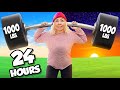 WORKING OUT FOR 24 HOURS Straight Challenge!