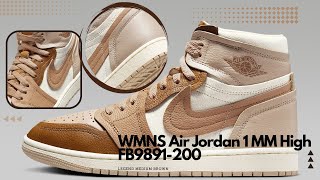 WMNS Air Jordan 1 MM High FB9891-200 Legend Medium Brown