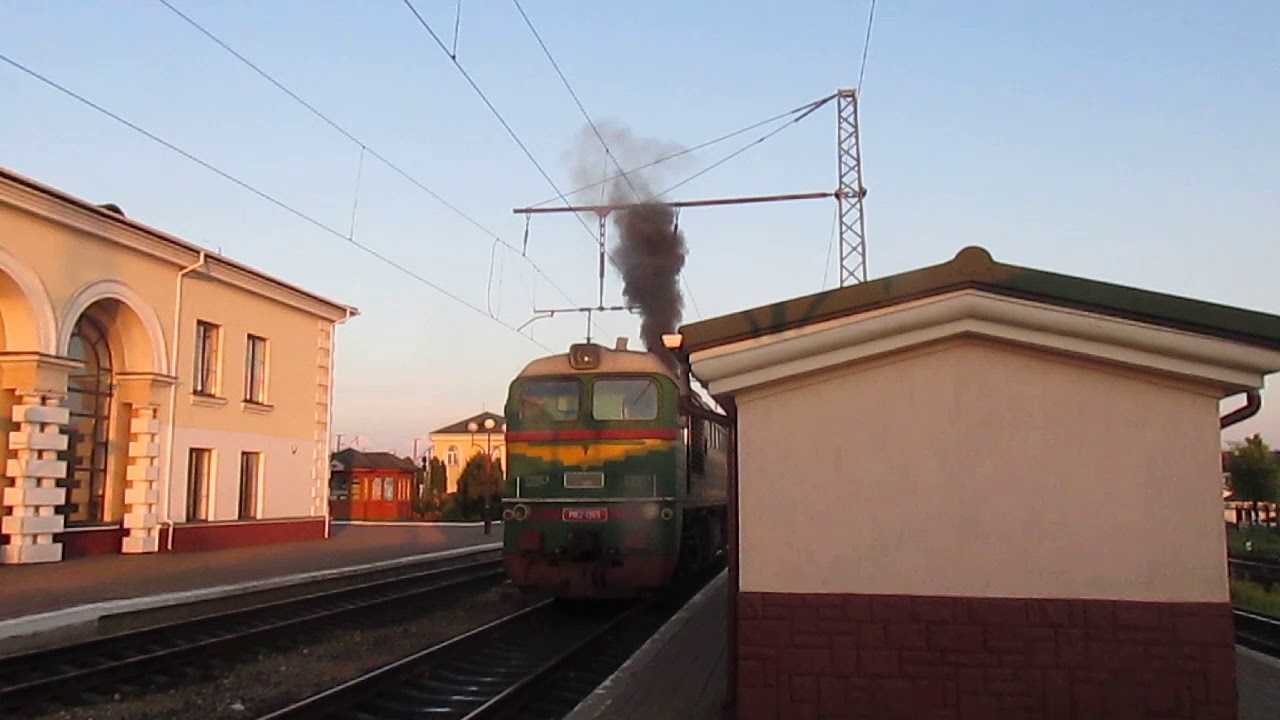 Запуск мотора тепловоза