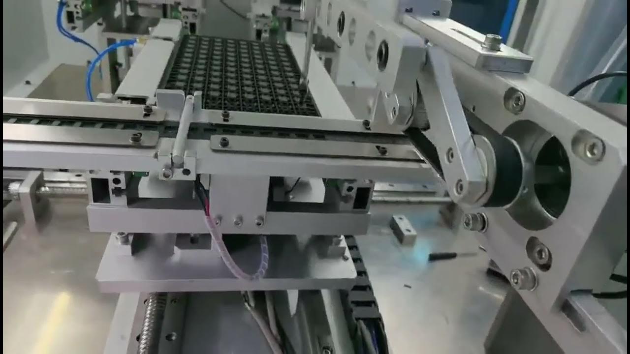 Reel to Tray machine, tape to JEDEC tray, carrier tape detaper, carrier