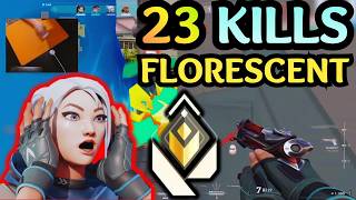 🔥 23 KILLS With JETT — FLORESCENT Destroys Split But Not Enough 🔥 Valorant