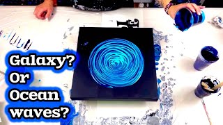 # 658 - 💙NEW!  Fun Ring Pour With Stunning Results! - Acrylic Pouring