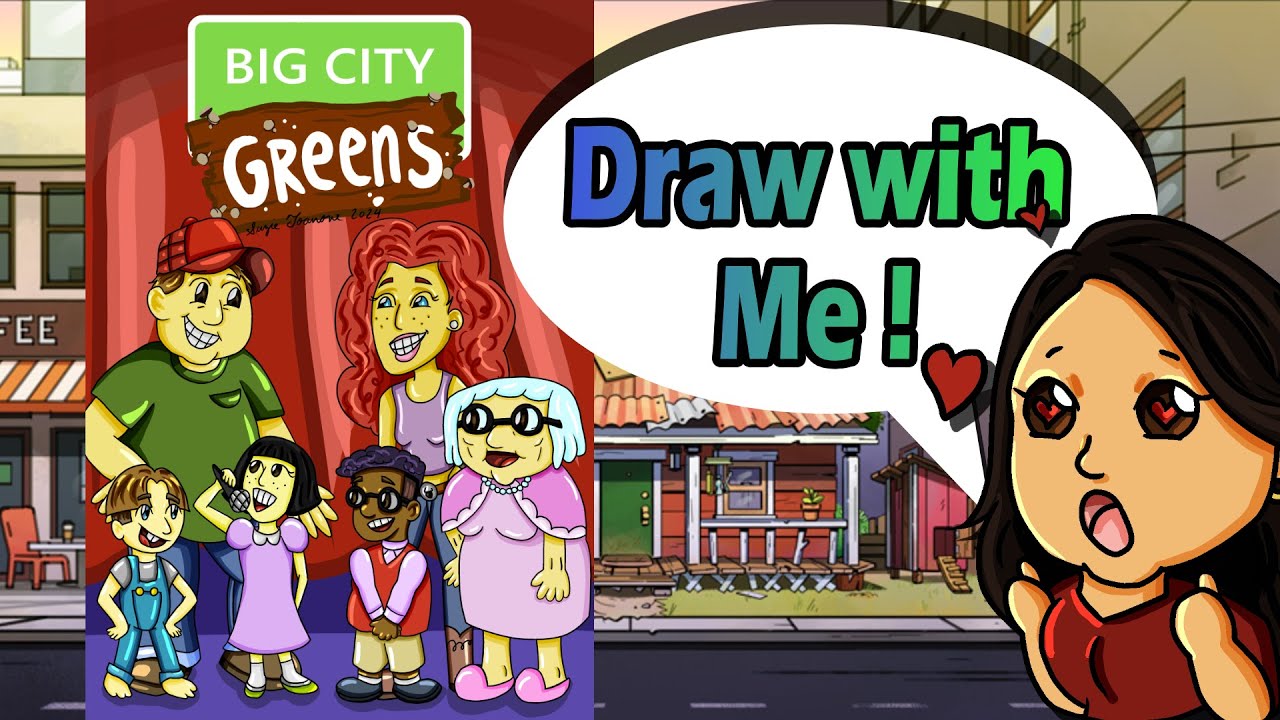 Big City Greens Speed Draw | Clip Studio Paint Tutorial