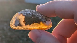 Cutting and Polishing a Beautiful Texas Plume Agate!!