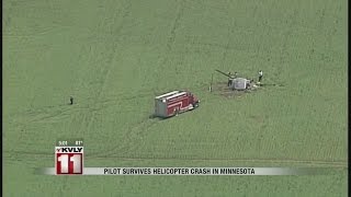 Sheriff: Chopper Crashes In Dakota County, No Injuries