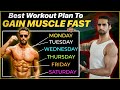 Best Workout Plan For INDIAN MEN To Gain Muscle FAST (Full Week Exercise Routine)