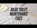 Basic maintenance fixes for your toilet