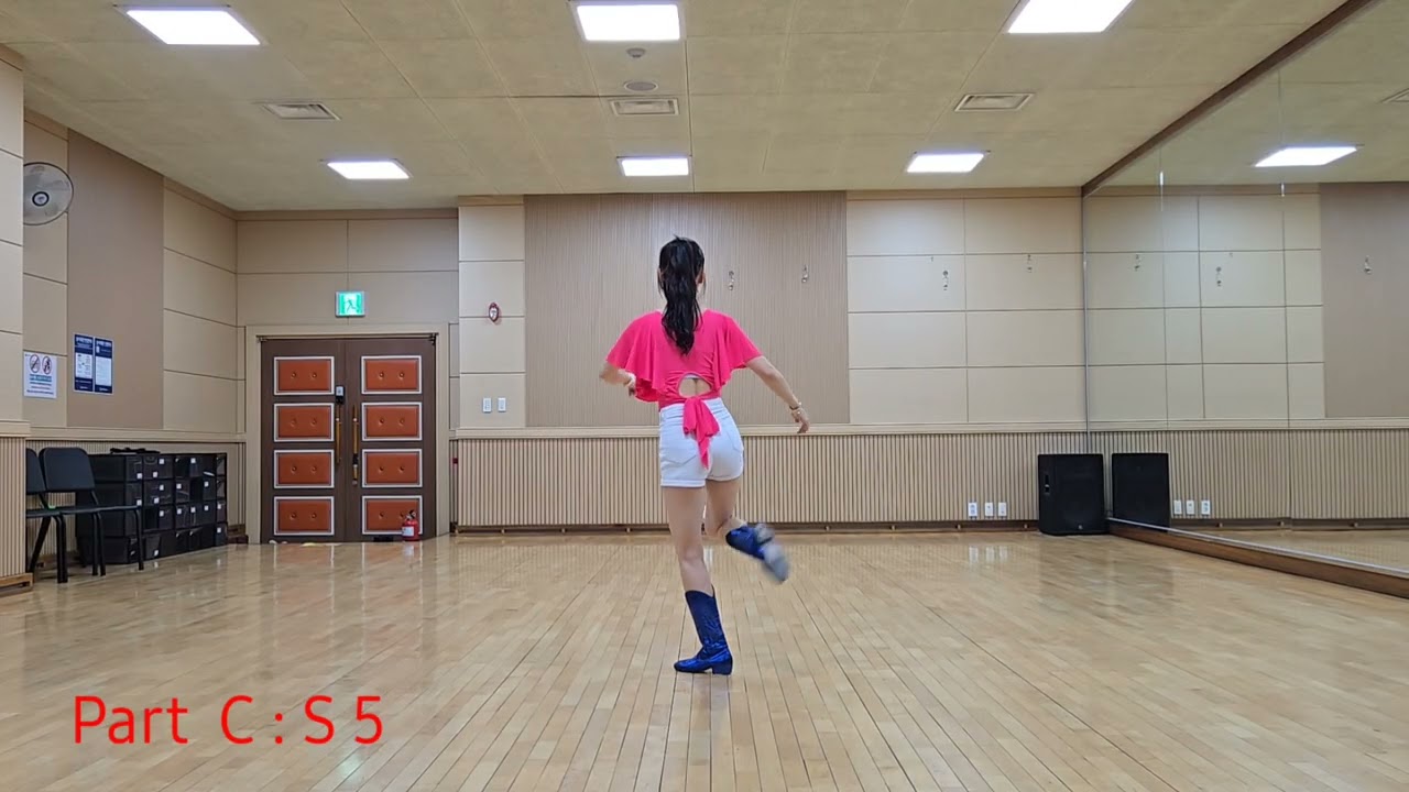 Fall in Love (사랑해) ~ 김건모 Improver Line dance (Tutorial)