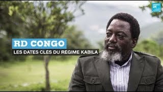 RDC : les dates clés du régime Kabila