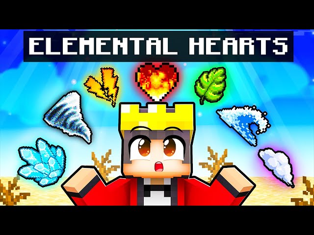 Mongo has ELEMENTAL Hearts in Minecraft! class=