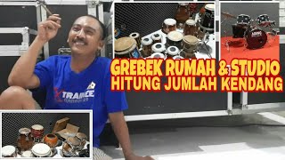 Grebek RUMAH & STUDIO Ky Ageng | Hitung Berapa Jumlah Kendang Koleksi Milik Cakmet