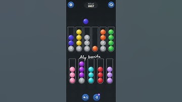 Ball sort puzzle level 3957 #puzzle #level #resolución #colors #gaming #gameplay #nivel