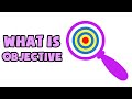 What is Objective | Explained in 2 min