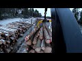 Loading a load of Timber on a Timbertruck #7