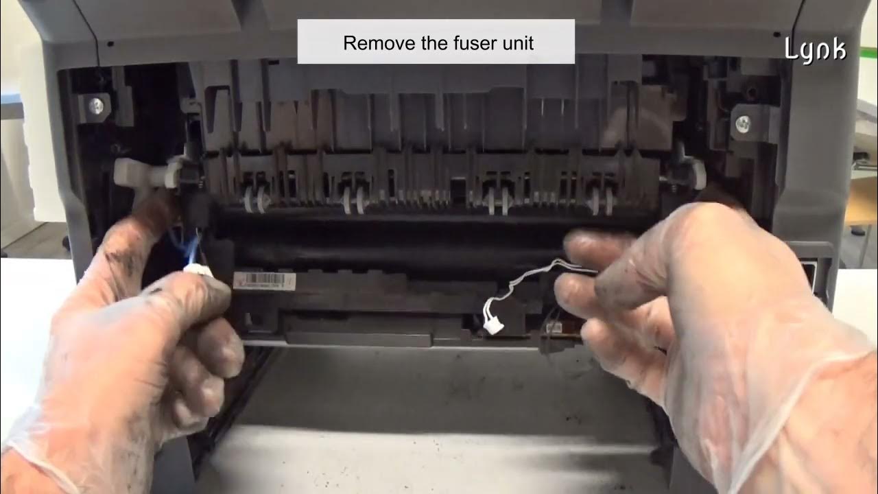 How to remove and reinstall the fuser unit on brother mfc l5700 mfc