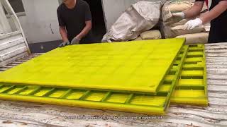 dewatering polyurethane panel,PU screen for wet screening