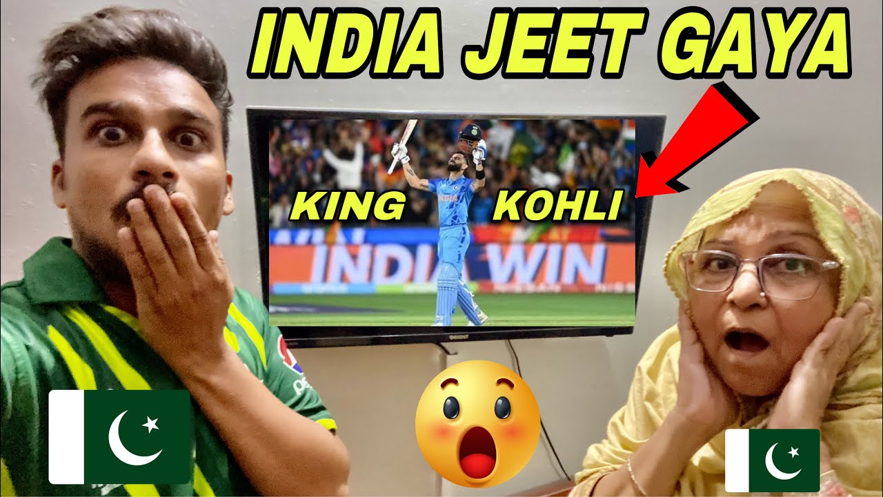 Last Overs Reaction By Pakistani Family | India Vs Pakistan Match 🇵🇰🇮🇳 ...