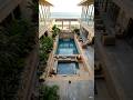 Luxury Sunken Courtyard Transformation 🌊 From Ruins to Oceanfront Paradise in One Timelapse #shorts