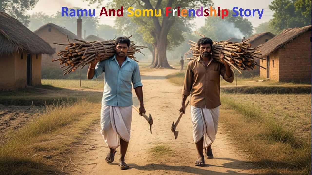Ramu And Somu Friendship Movie |Free Image To Video AI Moral Movie |  Srujana Manjari