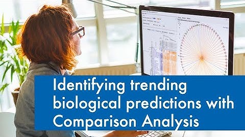 Identifying trending biological predictions with Comparison Analysis
