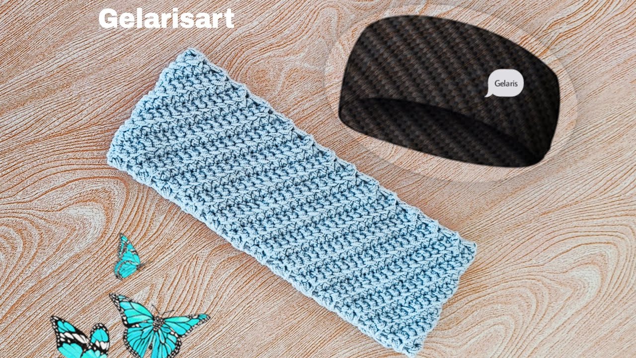 آموزش بافت هدبند اسپرت😍 #knitting #بافتنی #هدبند