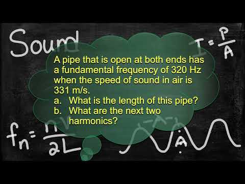 Physics Sound Problem Walk-Through frequency string standing waves - Solving Mixed Sound Problems 1